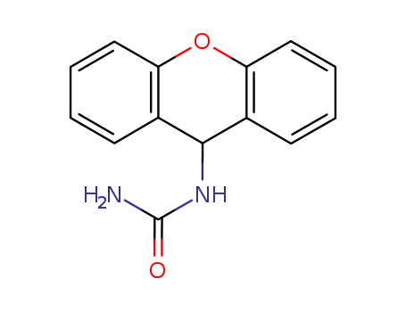 Molecular Structure of 74428-56-1 (1-(9H-xanthen-9-yl)urea)