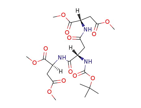 Molecular Structure of 167082-77-1 (Boc-Asp-[Asp-(OMe)2]2)