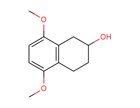 Molecular Structure of 69775-51-5 (2-Hydroxy-5,8-dimethoxy-1,2,3,4-tetrahydronaphthalene)