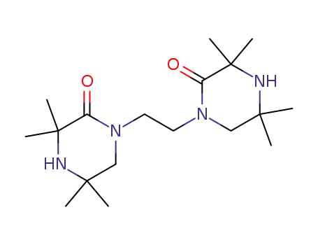 Molecular Structure of 71029-16-8 (1,1'-ethylenebis(3,3,5,5-tetramethylpiperazinone))