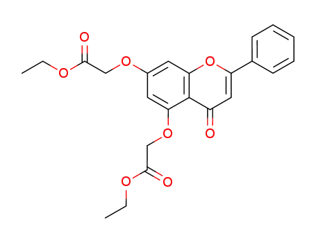Diethyl 2,2'-((4-oxo-2-phenyl-4H-1-benzopyran-5,7-diyl)bis(oxy))bisacetate