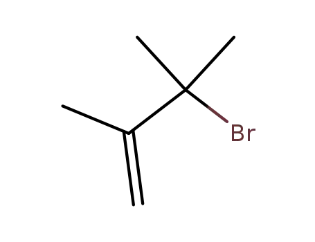 Molecular Structure of 109929-23-9 (3-bromo-2,3-dimethyl-but-1-ene)