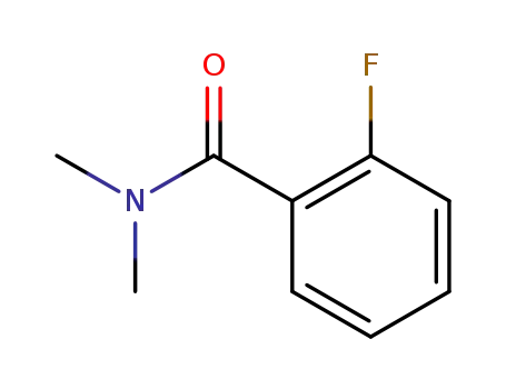 Molecular Structure of 2586-34-7 (Benzamide, 2-fluoro-N,N-dimethyl-)