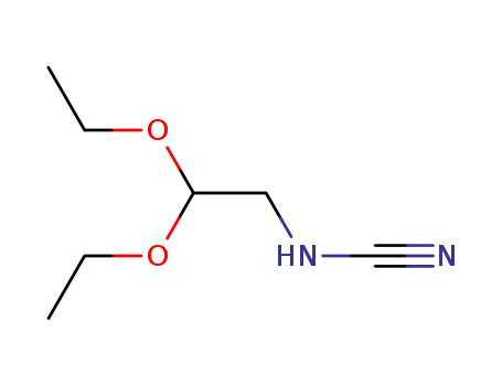 Molecular Structure of 85659-86-5 (Cyanamide, (2,2-diethoxyethyl)-)