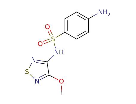4-amino-N-(4-methoxy-1,2,5-thiadiazol-3-yl)benzenesulfonamide