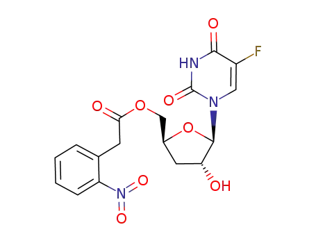 Uridine, 3'-deoxy-5-fluoro-, 5'-(2-nitrobenzeneacetate)