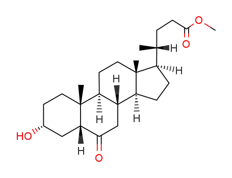 3α-ol-6-oxo-5β-24-cholanoic acid methyl ester