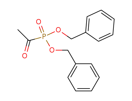 Molecular Structure of 67532-84-7 (Phosphonic acid, acetyl-, bis(phenylmethyl) ester)