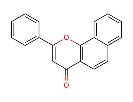 Molecular Structure of 604-59-1 (α-Naphthoflavone)