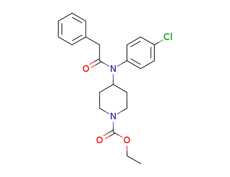 Ethyl 4-((4-chlorophenyl)(phenylacetyl)amino)piperidine-1-carboxylate