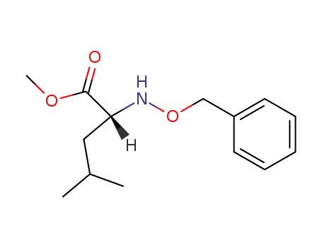 Molecular Structure of 55322-25-3 (N-Benzyloxy-D-leucin-methylester)
