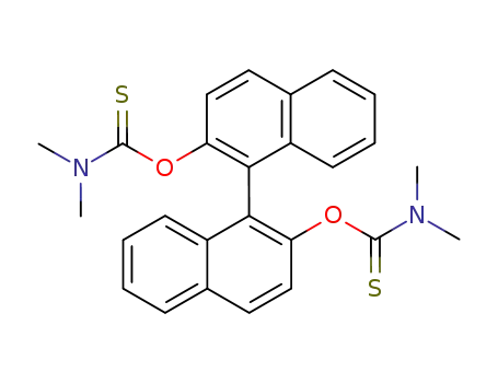 Molecular Structure of 55441-97-9 (Carbamothioic acid, dimethyl-, O,O-1,1-binaphthalene-2,2-diyl ester)