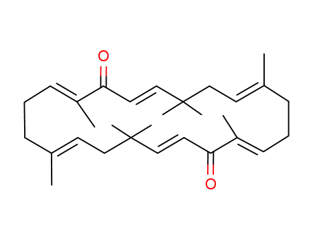 2,6,9,9,13,17,20,20-octamethyl-2,6,10,13,17,21-cyclodocosahexaene-1,12-dione