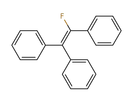 Molecular Structure of 437-02-5 (Benzene, 1,1',1''-(1-fluoro-1-ethenyl-2-ylidene)tris-)