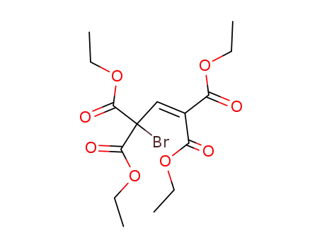 Molecular Structure of 854670-83-0 (3-bromo-propene-1,1,3,3-tetracarboxylic acid tetraethyl ester)