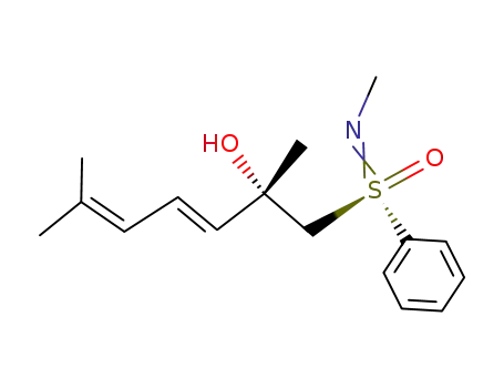 trans-2,6-dimethyl-1-(N-methylphenylsulfonimidoyl)-3,5-heptadien-2-ol