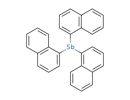 Trinaphthalen-1-ylstibane