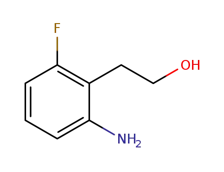 Molecular Structure of 132715-66-3 (Benzeneethanol, 2-amino-6-fluoro- (9CI))