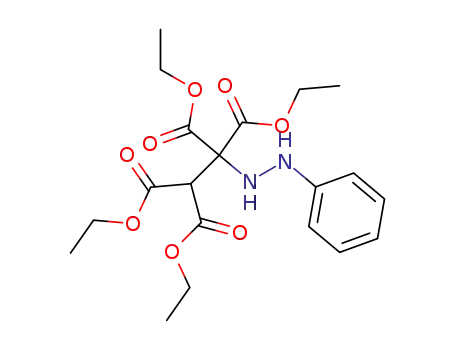 Molecular Structure of 66483-31-6 (1,1,2,2-Ethanetetracarboxylic acid, 1-(2-phenylhydrazino)-, tetraethyl
ester)