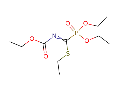 Molecular Structure of 60064-40-6 ((diethoxyphosphoryl-ethylsulfanyl-methylene)-carbamic acid ethyl ester)