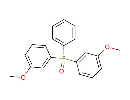 Molecular Structure of 216164-54-4 (bis(3-methoxyphenyl)(phenyl)phosphine oxide)