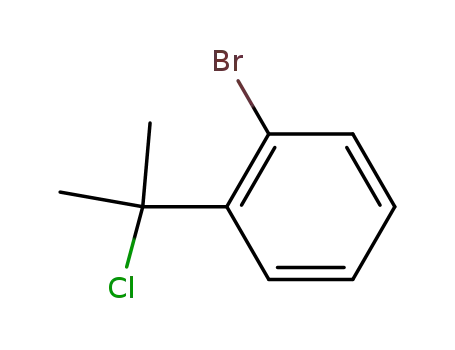 Molecular Structure of 7073-71-4 (o-Bromo-α,α-dimethylbenzyl chloride)