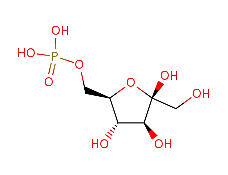 Molecular Structure of 41452-29-3 (D-fructose-6-phosphoric acid)