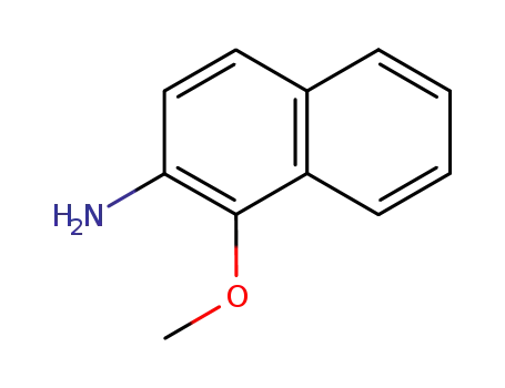 Molecular Structure of 3178-03-8 (1-Methoxy-2-naphthalenamine)