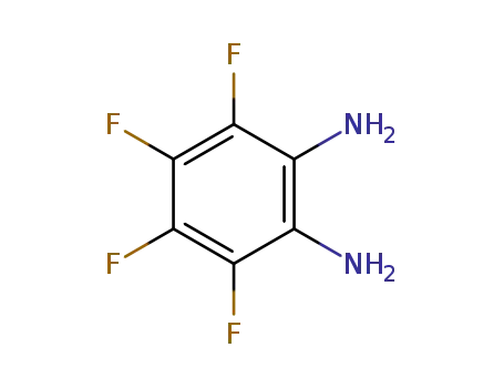 Molecular Structure of 2993-07-9 (3,4,5,6-tetrafluorobenzene-1,2-diaMine)