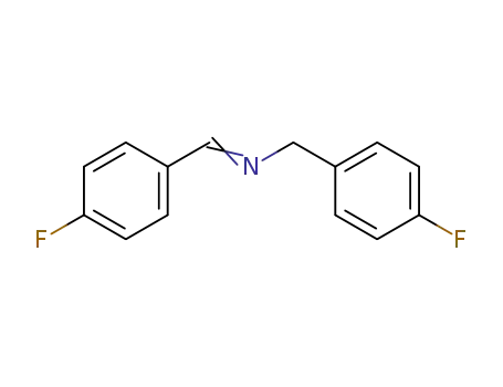 Molecular Structure of 428819-12-9 (N-(4-fluorobenzylidene)-1-(4-fluorophenyl)methanamine)