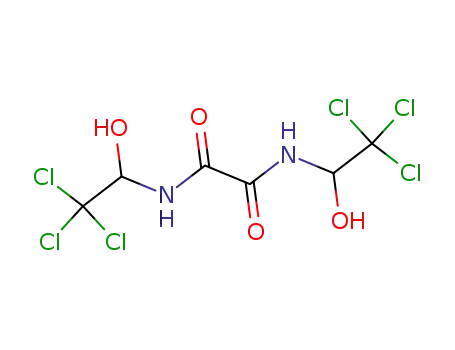 Molecular Structure of 75457-07-7 (<i>N</i>,<i>N</i>'-bis-(2,2,2-trichloro-1-hydroxy-ethyl)-oxalamide)