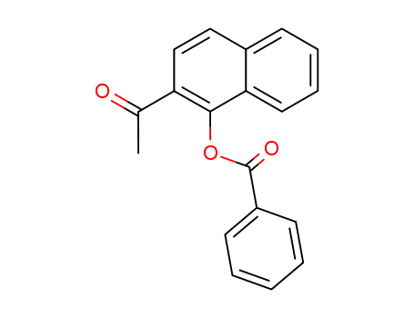 Molecular Structure of 63450-44-2 (2-Acetyl-1-naphthyl benzoate)