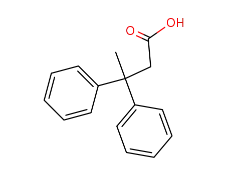 Molecular Structure of 103385-16-6 (Benzenepropanoic acid, b-methyl-b-phenyl-)