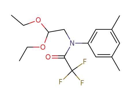 Molecular Structure of 75934-34-8 (Acetamide, N-(2,2-diethoxyethyl)-N-(3,5-dimethylphenyl)-2,2,2-trifluoro-)