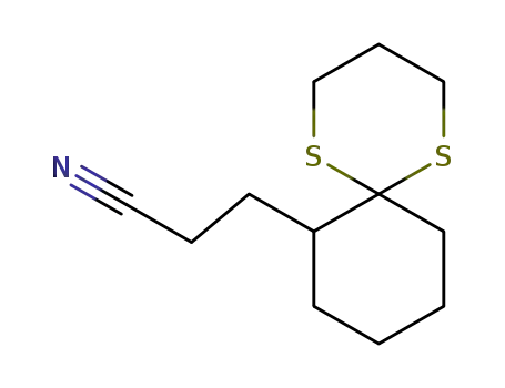 1,5-Dithiaspiro[5.5]undecane-7-propanenitrile