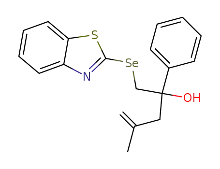 2-(2-hydroxy-2-phenyl-4-methyl-4-pentenylseleno)benzothiazole