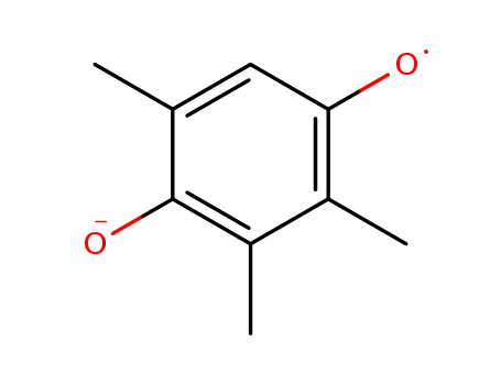 Molecular Structure of 3599-41-5 (trimethyl-1,4-benzoquinone radical anion)