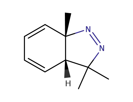 Molecular Structure of 126949-89-1 ((1α,6α)-6,9,9-Trimethyl-7,8-diazabicyclo<4.3.0>nona-2,5,7-trien)