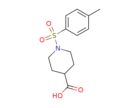 Molecular Structure of 147636-36-0 (1-[(4-METHYLPHENYL)SULFONYL]-4-PIPERIDINECARBOXYLIC ACID)