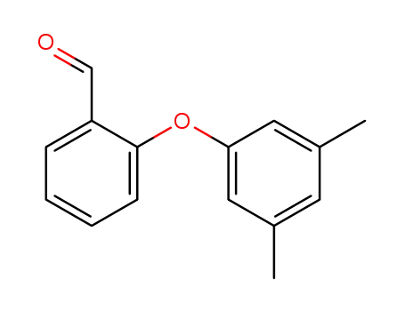 Molecular Structure of 320423-51-6 (2-(3,5-DIMETHYLPHENOXY)BENZENECARBALDEHYDE)
