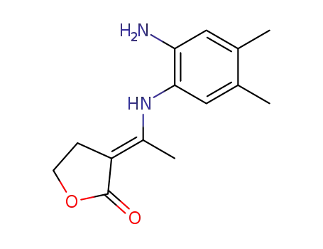 3-[1-(2-Amino-4,5-dimethyl-phenylamino)-eth-(E)-ylidene]-dihydro-furan-2-one