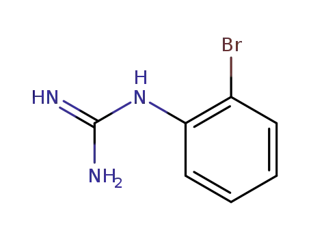 Molecular Structure of 123375-81-5 (N-(2-BROMO-PHENYL)-GUANIDINE)