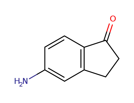 Molecular Structure of 3470-54-0 (5-Aminoindan-1-one)