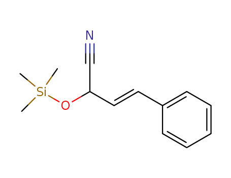 (E)-4-phenyl-2-(trimethylsiloxy)but-3-enenitrile