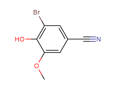 Benzonitrile, 3-bromo-4-hydroxy-5-methoxy-