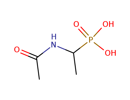 Molecular Structure of 132685-14-4 (Phosphonic acid, [1-(acetylamino)ethyl]-)