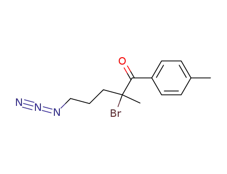 6-azido-3-bromo-3-methyl-1-(4-methylphenyl)-2-hexanone