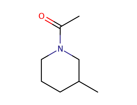 Molecular Structure of 4593-16-2 (1-ACETYL-3-METHYLPIPERIDINE)