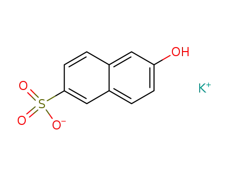 Molecular Structure of 833-66-9 (2-Naphthol-6-sulfonic acid potassium salt)