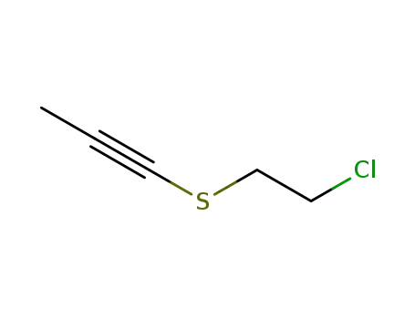 Molecular Structure of 80637-16-7 (1-(2-Chloro-ethylsulfanyl)-propyne)